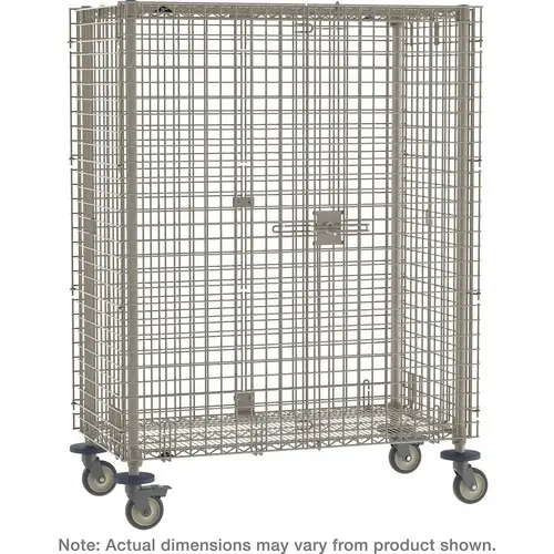 Steel Security Cart: 900 lb Capacity, 2 Shelf Steel Security Cart: 900 lb Capacity, 2 Shelf