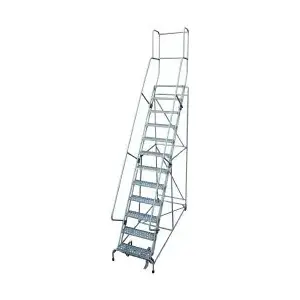 Cotterman D0470051-05 Steel Rolling Ladder: 12 Step