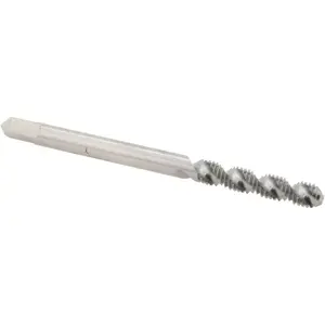 Heli-Coil 5905-04 #4-40 UNC, 2 Flute, Bottoming Chamfer, Bright Finish, High Speed Steel Spiral Flute STI Tap