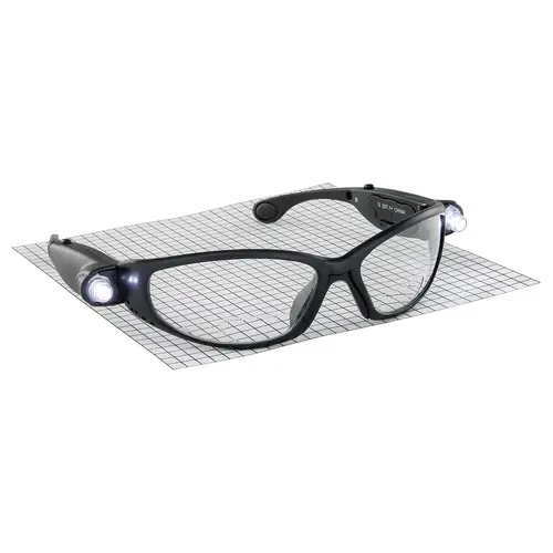 Safety Glasses, with LED, Magnification, Anti-Fog Diopter 2.0 Lightcrafters Readers, Diopter 2.0 Safety Glasses, with LED, Magnification, Anti-Fog Diopter 2.0 Lightcrafters Readers, Diopter 2.0