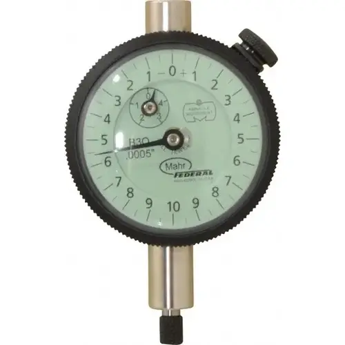 Dial Drop Indicator: 0.05" Range, 0-10-0 Dial Reading, 0.0005" Graduation, 1-3/4" Dial Dia Dial Drop Indicator: 0.05" Range, 0-10-0 Dial Reading, 0.0005" Graduation, 1-3/4" Dial Dia