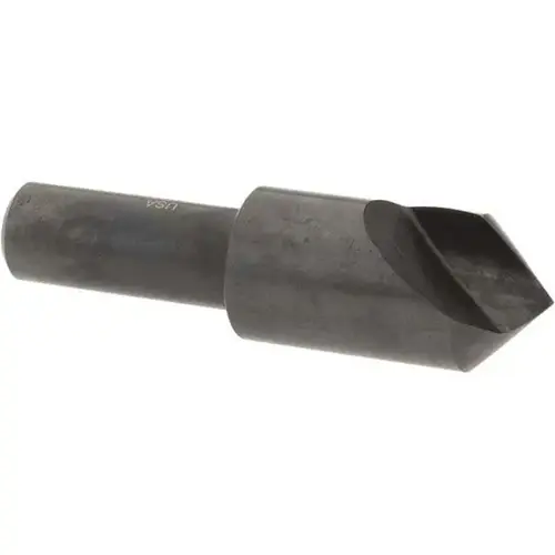 Countersink: 3/4" Head Dia, 90 degree Included Angle, 1 Flute, High Speed Steel, Right Hand Cut Oxide Countersink: 3/4" Head Dia, 90 degree Included Angle, 1 Flute, High Speed Steel, Right Hand Cut Oxide