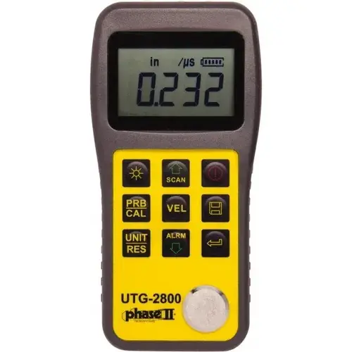 0.04" to 12" Measurement, 0.001" Resolution Electronic Thickness Gage