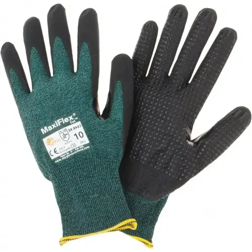 Cut-Resistant Gloves: Size X-Large, ANSI Cut A2, Nitrile, Series 34-8443 Cut-Resistant Gloves: Size X-Large, ANSI Cut A2, Nitrile, Series 34-8443