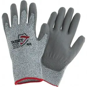 Worldwide Protective Products 960-S Cut & Abrasion-Resistant Gloves: Size S, ANSI Cut A3, Polyurethane, Kevlar & Dyneema