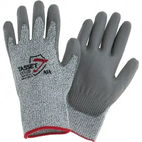 Cut & Abrasion-Resistant Gloves: Size S, ANSI Cut A3, Polyurethane, Kevlar & Dyneema Cut & Abrasion-Resistant Gloves: Size S, ANSI Cut A3, Polyurethane, Kevlar & Dyneema