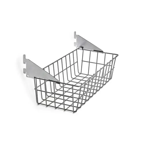 Wire Basket: Use With Use with Hang Rail spacing of 14.5 in Wire Basket: Use With Use with Hang Rail spacing of 14.5 in