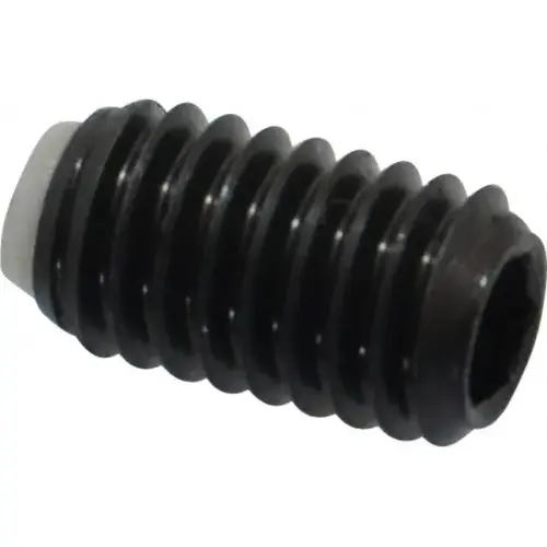 Set Screw: M6 x 1.00 x 10 mm, Soft Tip Point, Steel, Grade 5.8