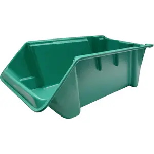 MFG Tray 8422085170 Bins; Bin Style: Hopper Front ; Shape: Rectangle ; Load Capacity (Lb. - 3 Decimals): 100.000 ; Color: Green ; Stacking: Yes ; Hanging: No