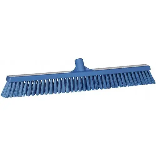 Push Broom: 24" Wide, Polyester Bristle