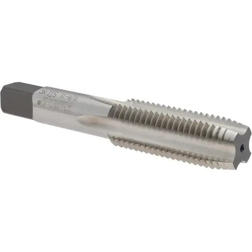 Hand STI Tap: 5/8-11 UNC, H3, 4 Flutes, Plug Chamfer Bright/Uncoated Hand STI Tap: 5/8-11 UNC, H3, 4 Flutes, Plug Chamfer Bright/Uncoated