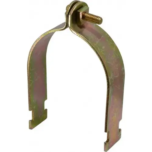 3-1/2" Pipe, 1/8 Gauge Framing Channel & Strut Mounted Clamp