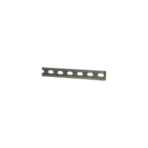 10 ft Long x 1-5/8" Wide x 13/16" High, 14 Gauge, Strip Steel, Half Slot Framing Channel & Strut