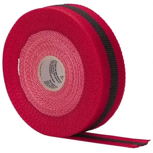 150 ft Long x 2" Wide Roll, Woven Polyethylene, Black & Red Barricade Tape 150 ft Long x 2" Wide Roll, Woven Polyethylene, Black & Red Barricade Tape