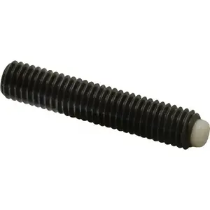 J.W. Winco 913.3-M8-40-KU Set Screw: M8 x 1.25 x 40 mm, Soft Tip Point, Steel, Grade 5.8