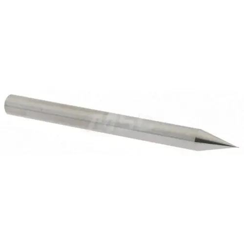Square End Mill: 0.005" Dia, 0.007" LOC, 4 Flutes, Solid Carbide Bright/Uncoated