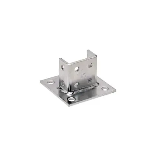 Strut Channel Post Base: Use with Cooper B-Line - Channel/Strut (All Sizes Except B62 & B72), 1/2" Bolt Strut Channel Post Base: Use with Cooper B-Line - Channel/Strut (All Sizes Except B62 & B72), 1/2" Bolt