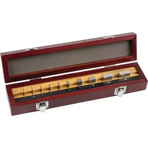 Gage Block Set: 10 Pc, AS-1 Grade, Steel Gage Block Set: 10 Pc, AS-1 Grade, Steel