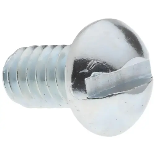 Machine Screw: #12-24 x 3/8" Length Under Head, Round Head, Slotted