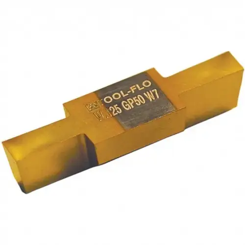 Grooving Insert: V84250 GP50, Solid Carbide TiN Grooving Insert: V84250 GP50, Solid Carbide TiN