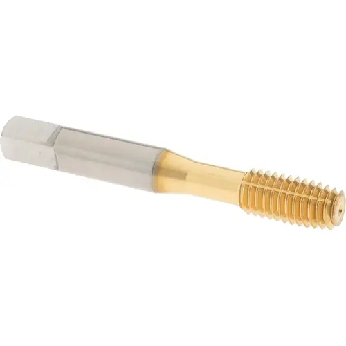 Thread Forming Tap: 3/8-16 UNC, Plug, Cobalt, TiN Coated Thread Forming Tap: 3/8-16 UNC, Plug, Cobalt, TiN Coated