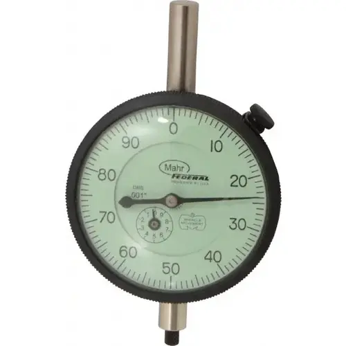 Dial Drop Indicator: 1" Range, 0-100 Dial Reading, 0.001" Graduation, 2-3/4" Dial Dia Dial Drop Indicator: 1" Range, 0-100 Dial Reading, 0.001" Graduation, 2-3/4" Dial Dia