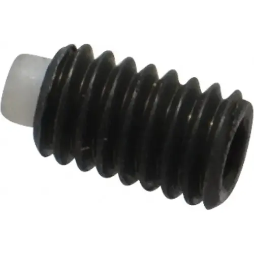 Set Screw: M4 x 0.70 x 6 mm, Soft Tip Point, Steel, Grade 5.8