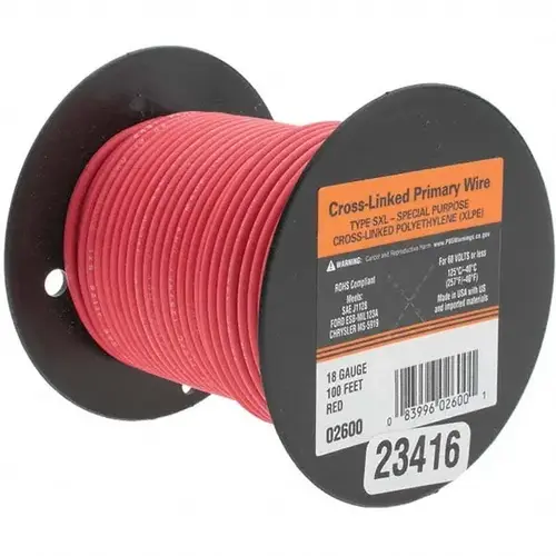 18 AWG Automotive Cross-Linked Polyethylene Wire