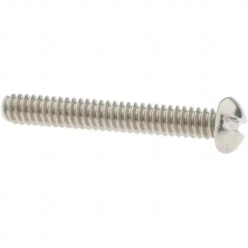 Machine Screw: #6-32 x 1", Round Head, Slotted - pack of 50 Machine Screw: #6-32 x 1", Round Head, Slotted - pack of 50