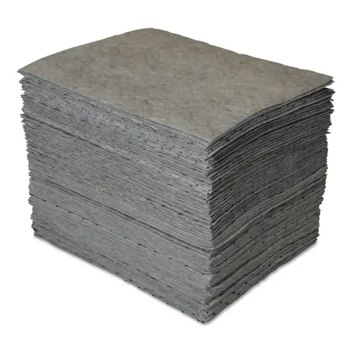 MAXX Enhanced General Purpose Absorbent, Absorbs 30 gal, 15 in W x 19 in L, Heavy Weight, Perforated, 1-Ply, Pad Gray MAXX Enhanced General Purpose Absorbent, Absorbs 30 gal, 15 in W x 19 in L, Heavy Weight, Perforated, 1-Ply, Pad Gray