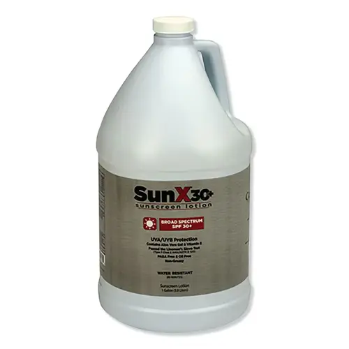 SunX30 Sunscreen Lotion, 128 oz, Bottle SunX30 Sunscreen Lotion, 128 oz, Bottle
