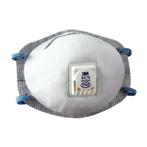 P95 Particulate Respirator, Half Facepiece, Oil/Non-Oil Particles, White P95 Particulate Respirator, Half Facepiece, Oil/Non-Oil Particles, White