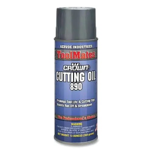 Cutting Oil (water based), 16 oz, Aerosol Can Cutting Oil (water based), 16 oz, Aerosol Can