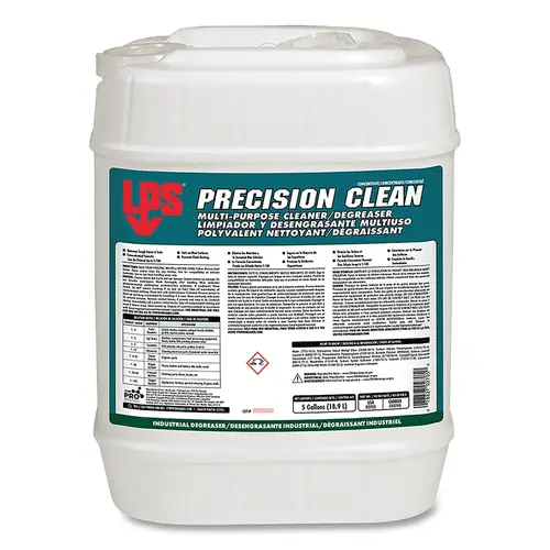 Precision Clean Aviation Grade Cleaner Degreaser, 5 gal, Pail, Odorless, Concentrate Colorless to Light Amber