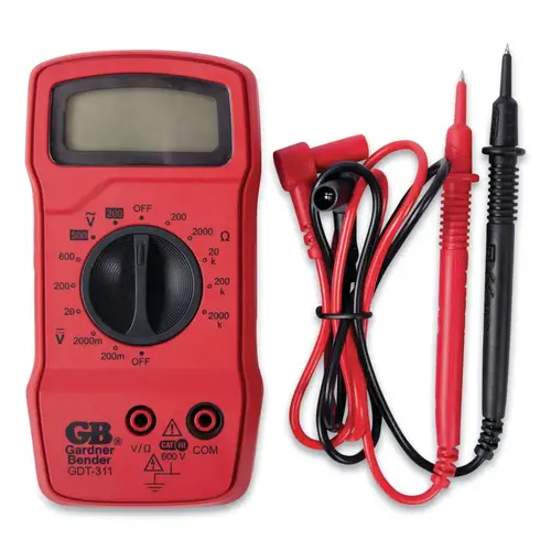 DIGITAL MULTIMETER- 3 FUNC.- 11 RANGE- MANUAL