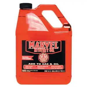 Marvel Mystery Oil MM14R Marvel  Mystery Oil Gas and Oil Additive, 1 gal, Plastic Bottle Red