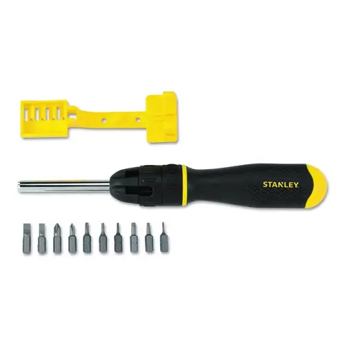 Multi-Bit Ratcheting Screwdriver Sets, Torx; Phillips; Pozidriv; Square Multi-Bit Ratcheting Screwdriver Sets, Torx; Phillips; Pozidriv; Square