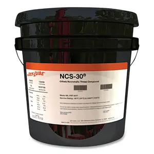 JET-LUBE 16923 NCS-30  Oilfield Nonmetallic Thread Compound, 1 gal, Pail, Light Brown
