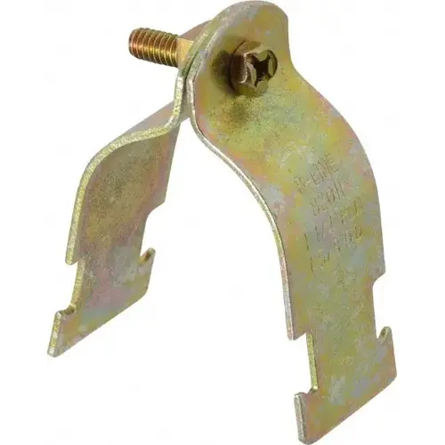 1-1/4" Pipe, 14 Gauge Framing Channel & Strut Mounted Clamp 1-1/4" Pipe, 14 Gauge Framing Channel & Strut Mounted Clamp