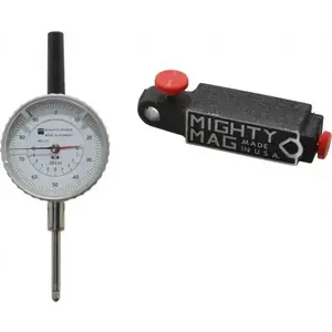 TESA Brown & Sharpe BNS99986E Dial Indicator & Base Kit: 0-100 Dial Reading