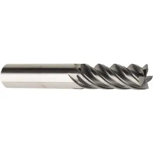 American Tool Service 740-3750 Square End Mill: 3/8" Dia, 5 Flutes, 7/8" LOC, Solid Carbide AlCrN