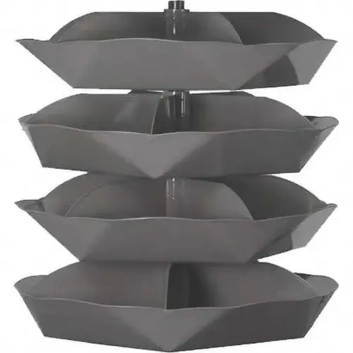 Rotating Bin Pick Rack: Rotating Bin Tower System, 2,500 lb Capacity, 22" OAD, 46-1/2" OAH