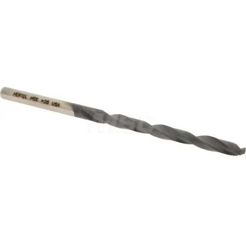 Jobber Drill: #28, 135 deg Point, High Speed Steel TiAlN Jobber Drill: #28, 135 deg Point, High Speed Steel TiAlN