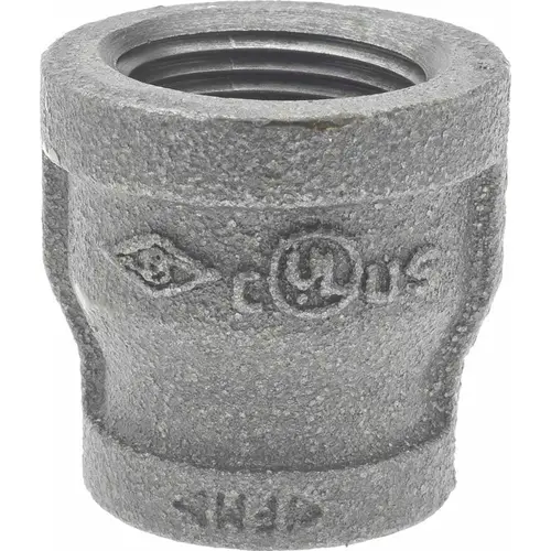 Black Reducing Coupling: 3/4 x 1/2" Black Reducing Coupling: 3/4 x 1/2"