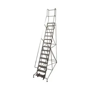 Cotterman D0470039-21 Steel Rolling Ladder: 15 Step