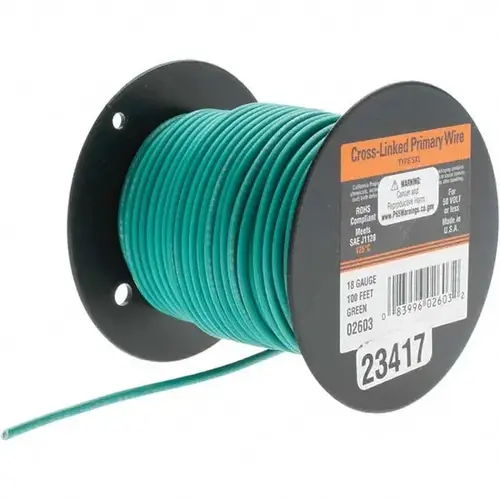 18 AWG Automotive Cross-Linked Polyethylene Wire 18 AWG Automotive Cross-Linked Polyethylene Wire