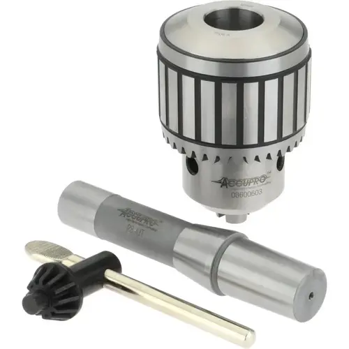 Drill Chuck: 1/8 to 3/4" Capacity, Tapered Mount, JT4 Drill Chuck: 1/8 to 3/4" Capacity, Tapered Mount, JT4