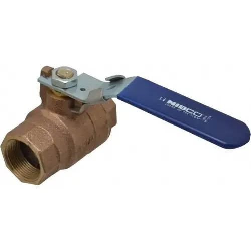 Standard Manual Ball Valve: 1-1/4" Pipe, Full Port Standard Manual Ball Valve: 1-1/4" Pipe, Full Port