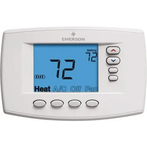 45 to 99 degreeF, 4 Heat, 2 Cool, Premium Residential Digital 7 Day Programmable Universal Multi-Stage or Heat Pump Thermostat 45 to 99 degreeF, 4 Heat, 2 Cool, Premium Residential Digital 7 Day Programmable Universal Multi-Stage or Heat Pump Thermostat