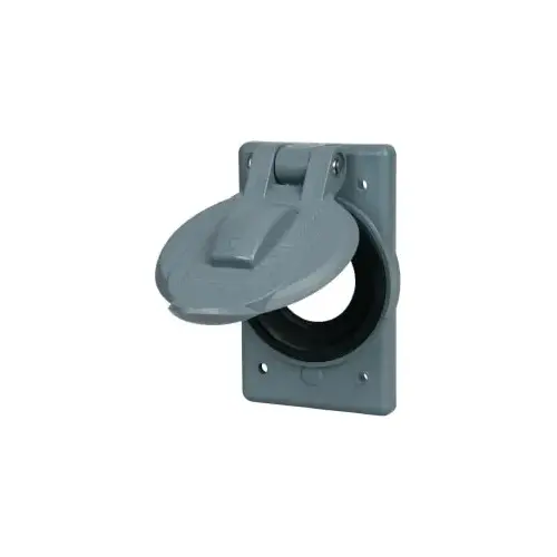 Weatherproof Cover, 1.60" Opening , 1 Gang - Yellow Gray Weatherproof Cover, 1.60" Opening , 1 Gang - Yellow Gray